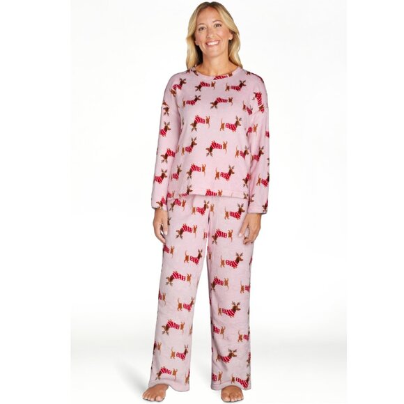 NWT Dachshund pajamas by Joyspun Size M - Picture 1 of 2
